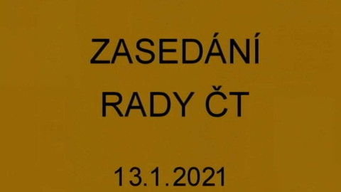 Jednání Rady České televize - 1. jednání Rady ČT v roce 2021