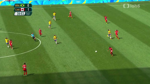 XXXI. letní olympijské hry 2016 Rio de Janeiro - Fotbal: Brazílie - Kanada (ženy)