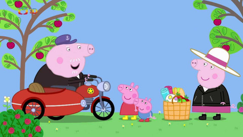 Prasátko Peppa - Výlet na motorce!
