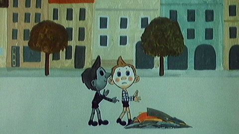 Černobílý Petr - Jak Petr udělal z náměstí smetiště