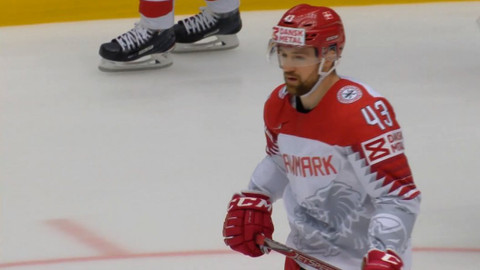 MS v ledním hokeji 2018 Dánsko - Lotyšsko - Dánsko