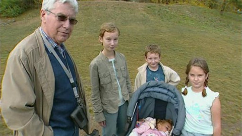 Teď vedou, babička s dědou - Jiří Grygar s vnoučaty