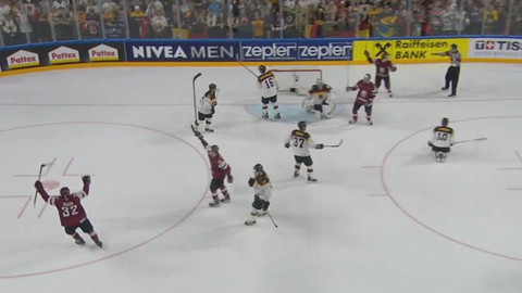 MS v ledním hokeji 2017 Německo a Francie - Německo - Lotyšsko