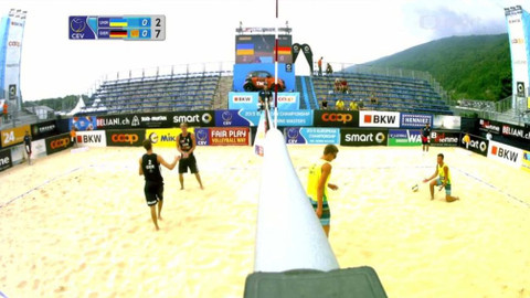 Masters 2015 Švýcarsko - Kovalov, Plotnytskiy UKR - Walkenhorst, Wickler (GER) // Regza, Plavins (LAT) - Ingrosso M., Ingrosso P. (ITA)