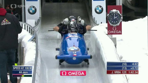 MS ve skeletonu a bobech 2017 Německo - 3. jízdy čtyřbobu mužů