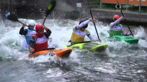 MS ve vodním slalomu 2022 Německo - Finále v extrémním slalomu mužů a žen