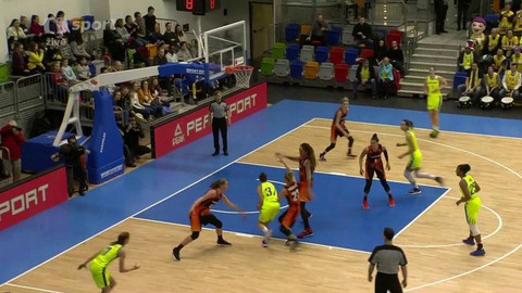 Evropská liga v basketbalu - ZVVZ USK Praha - UMMC Jekatěrinburg