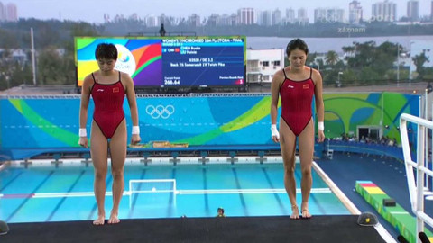 XXXI. letní olympijské hry 2016 Rio de Janeiro - Skoky do vody: Synchro z 10 m (ženy)