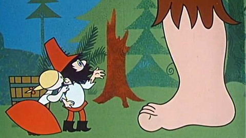 O loupežníku Rumcajsovi - Jak Rumcajs s obrem štípali o Řáholec dříví