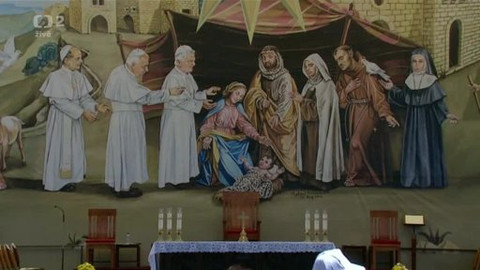 Bohoslužby v České televizi - Papež ve Svaté zemi