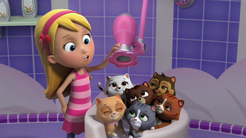 Tlapková patrola - Tlapky a Katie zastavují štěkající kočičí partičku / Tlapky zachraňují brýle