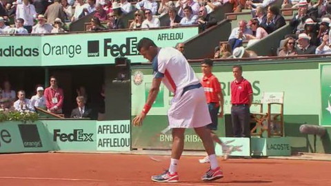 French Open 2012 - Djokovič - Tsonga a Federer - Del Potro