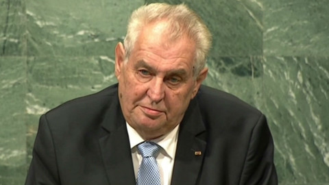 Mimořádné pořady ČT24 - Projev prezidenta Miloše Zemana na Valném shromáždění OSN