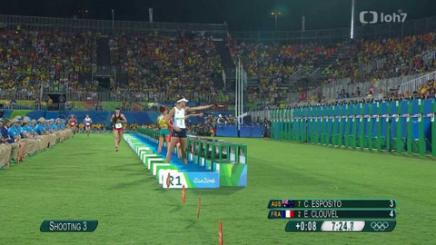 XXXI. letní olympijské hry 2016 Rio de Janeiro - Moderní pětiboj: Běh + střelba (ženy)
