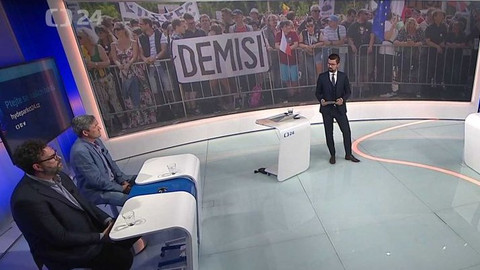 90’ ČT24 - Dozvuky protivládních demonstrací