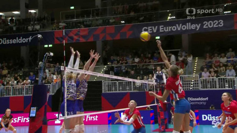 ME ve volejbalu žen 2023 - Česko - Švédsko