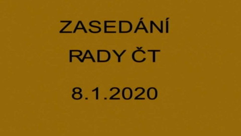 Jednání Rady České televize - 1. jednání Rady ČT v roce 2020