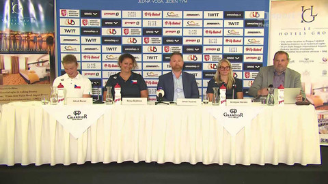 MS v plavání 2025 Singapur - Tisková konference před MS v Singapuru