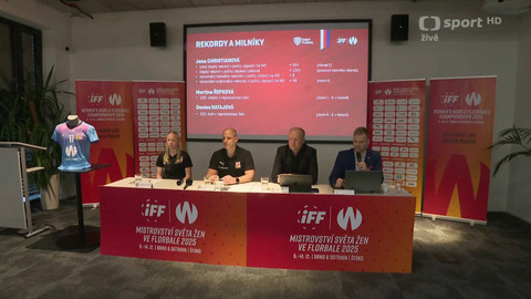 Florbal - Nominační tisková konference před MS žen