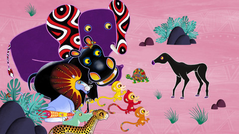 Příběhy Tinga Tinga - 24/52 Proč má zebra pruhy