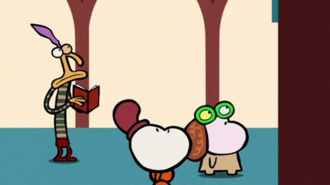 Minuta v muzeu - Tympanon s rostlinným ornamentem