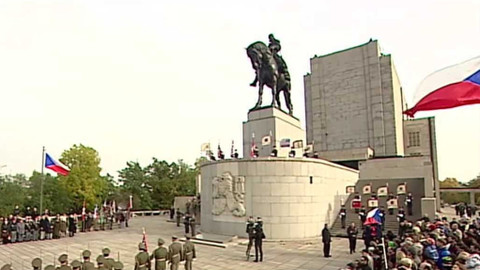 Pietní akt k výročí vzniku Československé republiky - Pietní akt u příležitosti oslav 98.výročí vzniku samostatného československého státu
