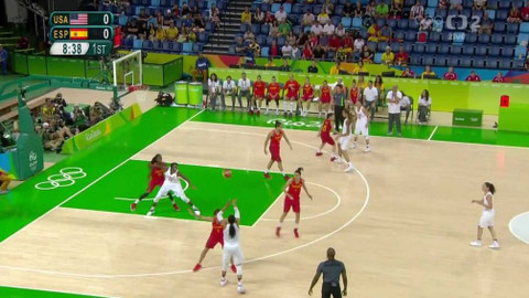 XXXI. letní olympijské hry 2016 Rio de Janeiro - Basketbal: USA - Španělsko (ženy)