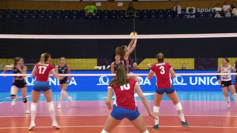 Zlatá evropská volejbalová liga - Česko - Chorvatsko