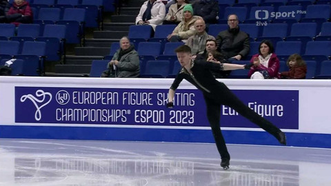 Mistrovství Evropy v krasobruslení 2023 Finsko - Krátký program mužů