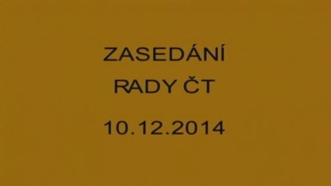 Jednání Rady České televize - 22. jednání Rady ČT v roce 2014