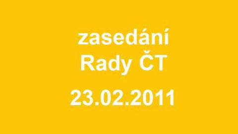 Jednání Rady České televize - 4. jednání Rady ČT v roce 2011
