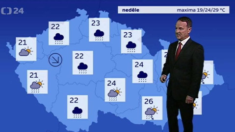 Předpověď počasí - 3. června 2017 17:55
