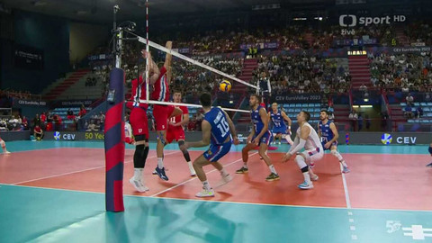 ME ve volejbalu mužů 2023 - Česko - Srbsko