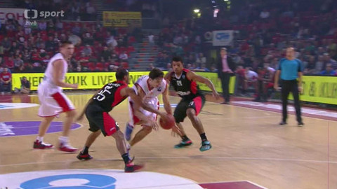 EuroCup v basketbalu - Proximus Spirou Charleroi - ČEZ Basketball Nymburk