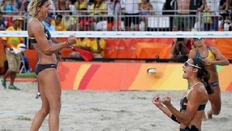 XXXI. letní olympijské hry 2016 Rio de Janeiro - Plážový volejbal: Brazílie - Německo (ženy)