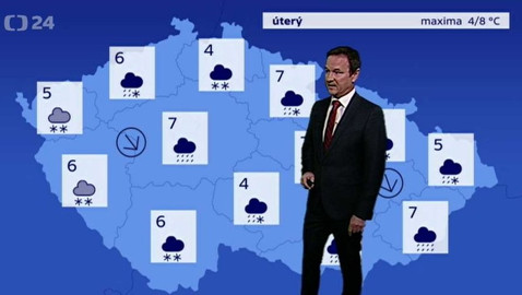 Předpověď počasí - 17. dubna 2017 17:55