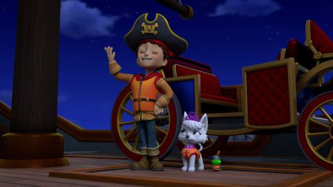 Tlapková patrola - Mocné Tlapky zastavují mocného úhoře / Tlapky zachraňují plovoucí královský kočár