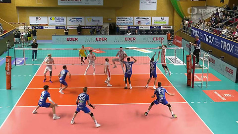Česká volejbalová extraliga mužů - VK Trox Příbram - ČEZ Karlovarsko