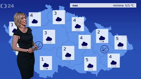 Předpověď počasí - 27. dubna 2017 17:55