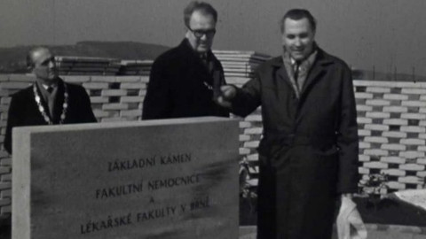 Krajové vysílání - Základní kámen nové nemocnice v Brně