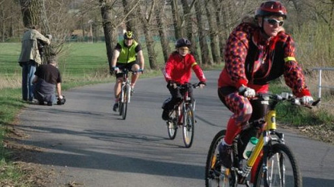 Stop - Pozor na cyklisty