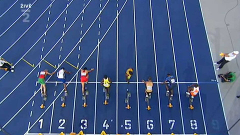 MS v atletice 2009 Německo - Desetiboj M, výška Ž, 400m překážek Ž, 200m M, 110m překážek M