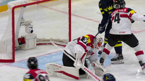 MS v ledním hokeji mužů 2025 Švédsko, Dánsko - Švédsko - Rakousko