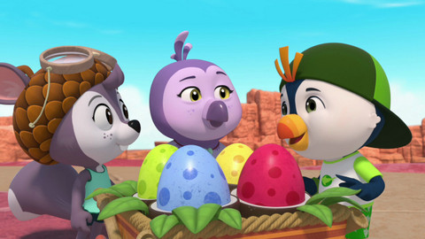 Top Wing: Ptačí kadeti - Lovení vajíček / Terina terkastická prohlídka Spirálového ostrova