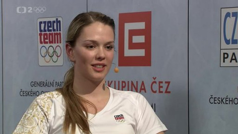 ZOH 2014 Soči - ČEZ Point - Lyžařka Klára Křížová