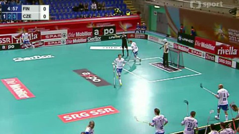 MS ve florbalu mužů 2012 Švýcarsko - Česko - Finsko