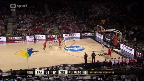 Basketbal - Francie - Srbsko
