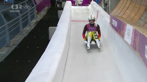 XXII. zimní olympijské hry 2014 Soči - Saně: 3. + 4. jízdy - ženy