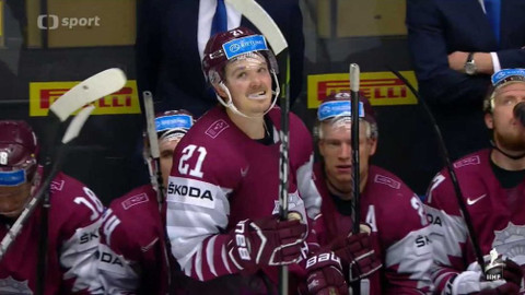 MS v ledním hokeji 2018 Dánsko - Lotyšsko - Dánsko