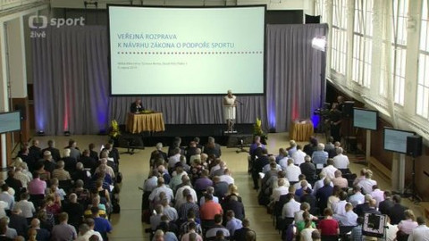 Veřejná rozprava k návrhu zákona o podpoře sportu